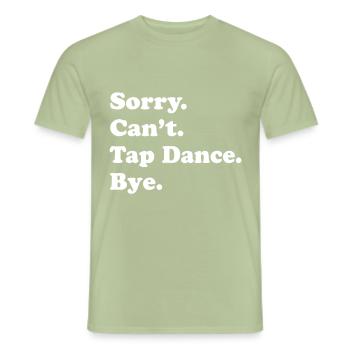 Tap Dancer Tap Dance Shoes Tap Dance Instructor - Men's T-Shirt - sage - Front - AI Model Male 178 light (178cm)