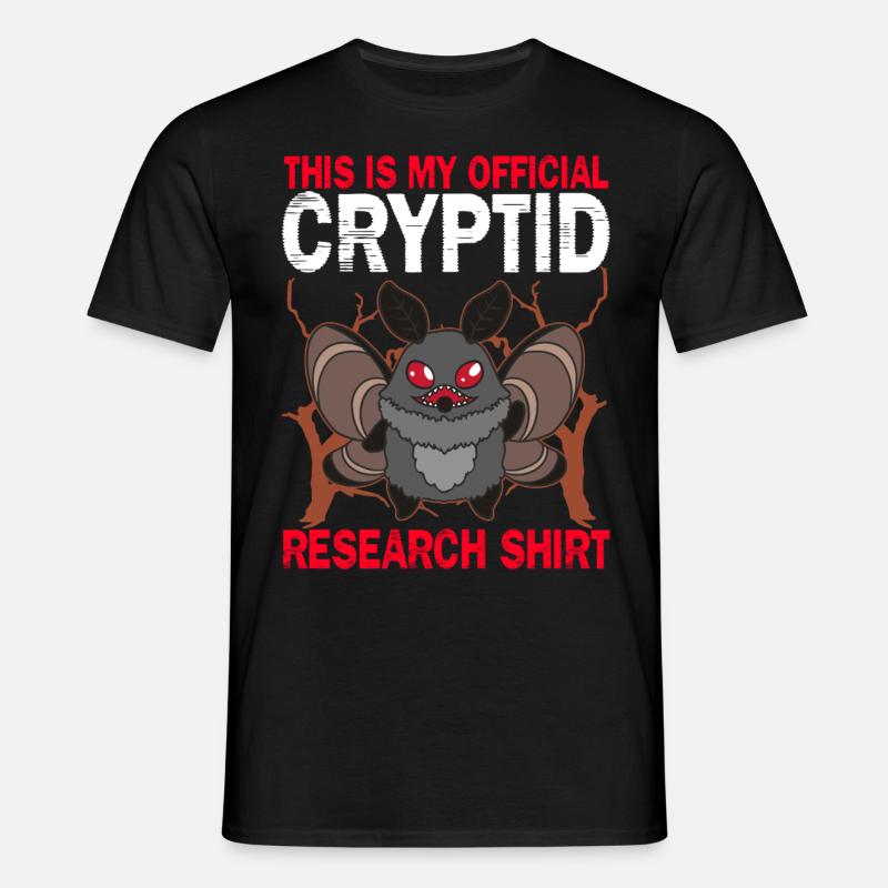 Mothman Kryptide Folklore - Männer T-Shirt - Schwarz