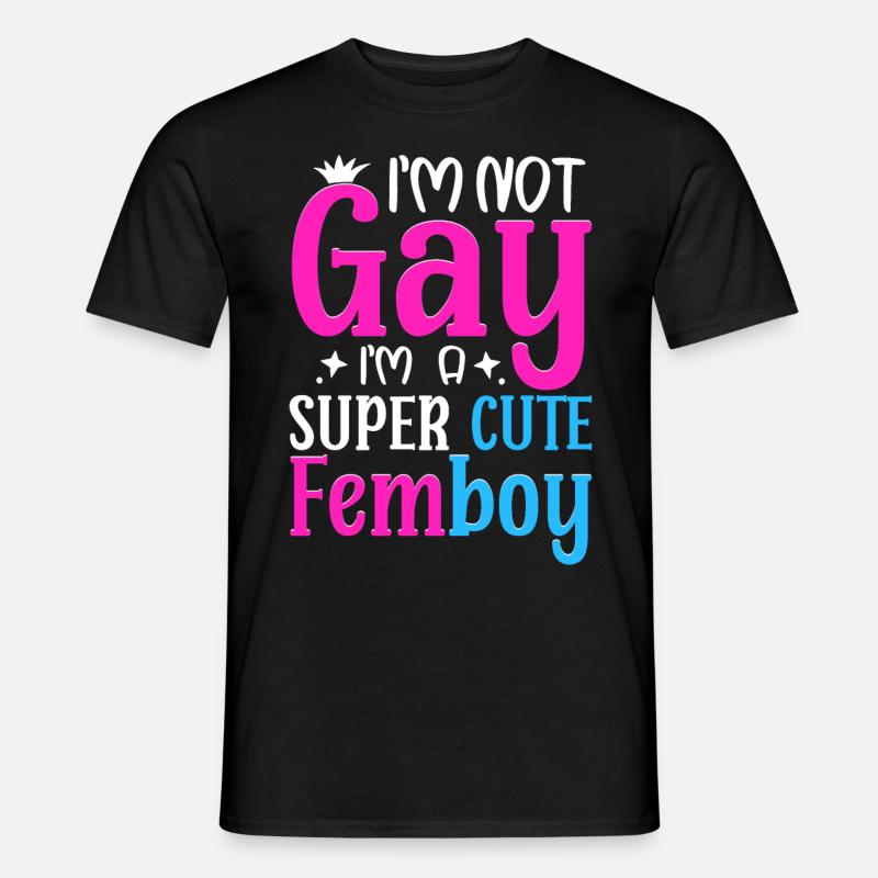 Crossdressing - Männer T-Shirt - Schwarz