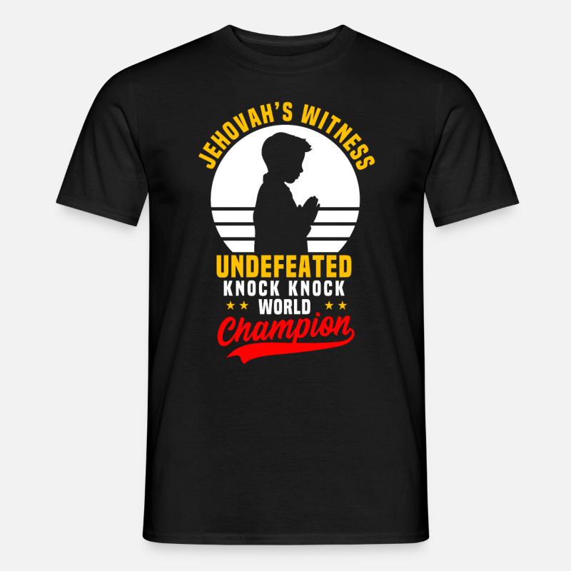 JW - Männer T-Shirt - Schwarz