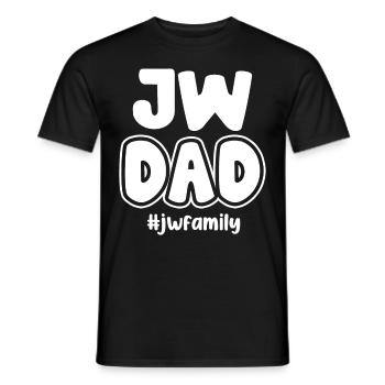 Die Zeugen Jehovas - Männer T-Shirt - Schwarz - Vorne - AI Model Male 178 light (178cm)