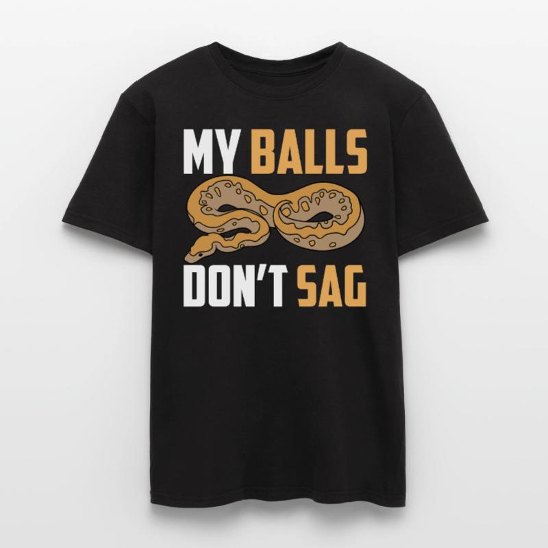Serpent python boule T-shirt homme