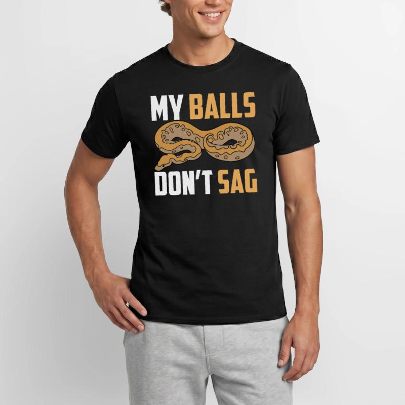 Serpent python boule T-shirt homme