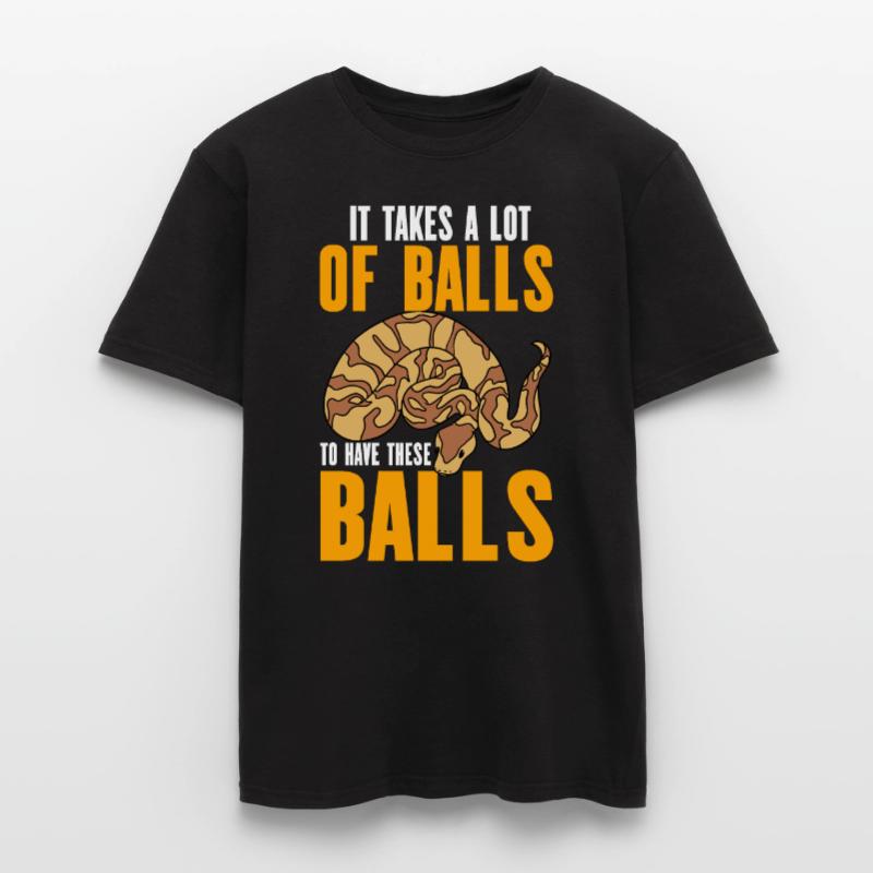 Ball Python Snake Men's T-Shirt