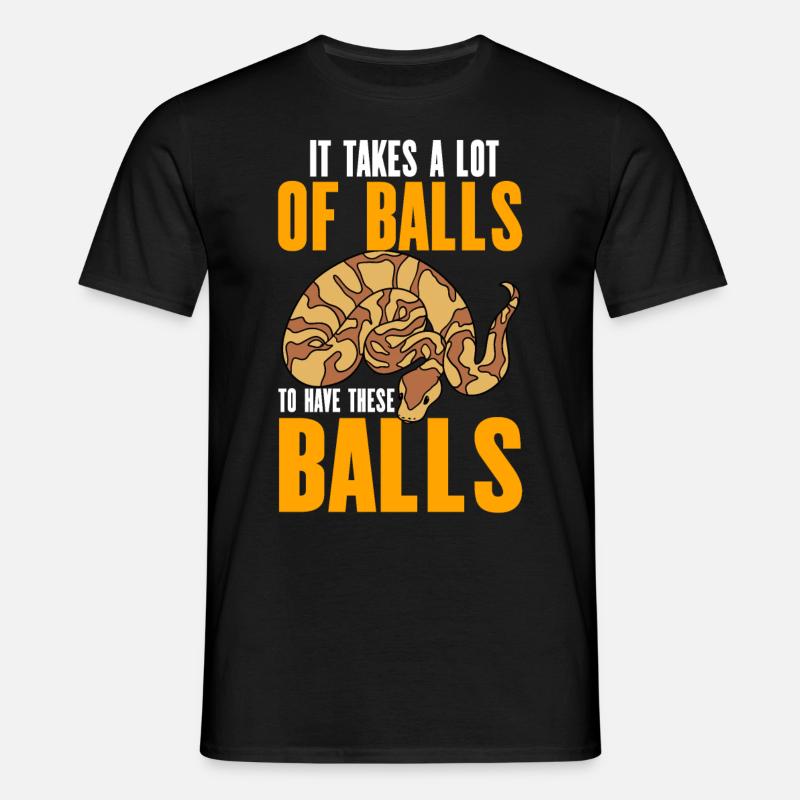 Serpent python royal - T-shirt Homme - noir