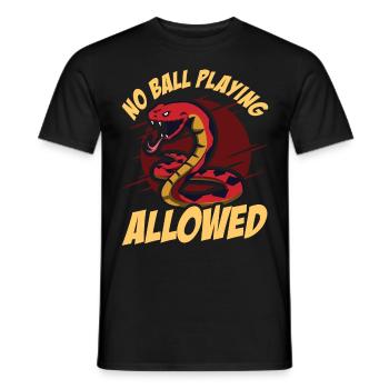 Serpent python royal - T-shirt homme - noir - Devant - AI Model Male 178 light (178cm)