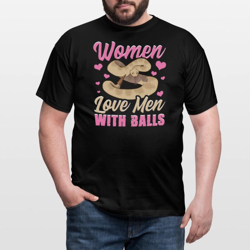 Serpent python boule T-shirt Homme