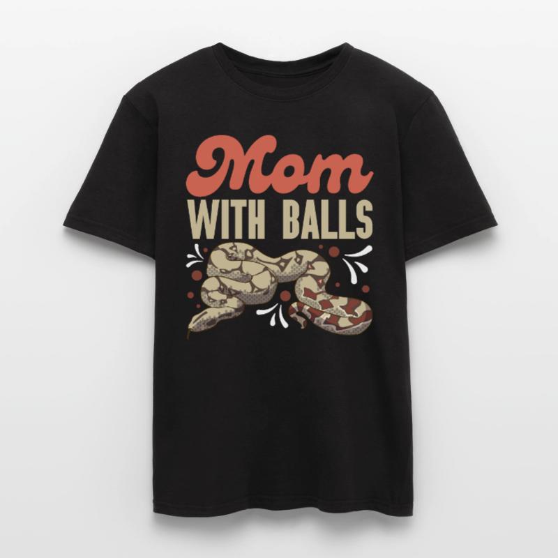 Serpent python boule T-shirt homme