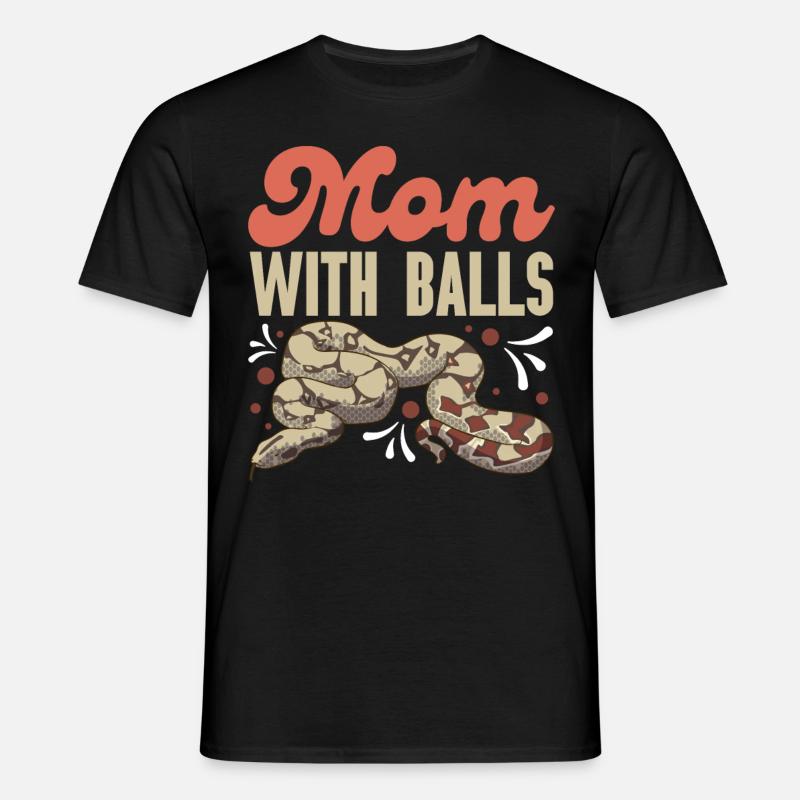 Serpent python boule - T-shirt Homme - noir