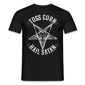 Drôle de trou de maïs Cornhole - T-shirt homme - noir - Devant - AI Model Male 178 light (178cm)