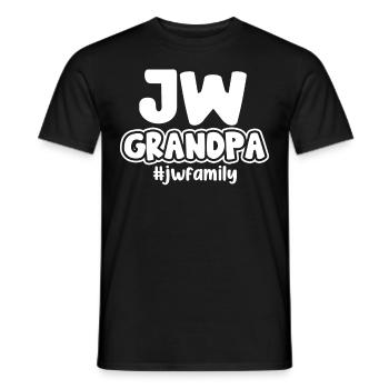 Die Zeugen Jehovas - Männer T-Shirt - Schwarz - Vorne - AI Model Male 178 light (178cm)
