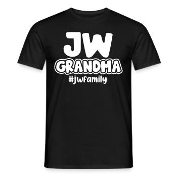 Die Zeugen Jehovas - Männer T-Shirt - Schwarz - Vorne - AI Model Male 178 light (178cm)