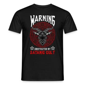 The Merry Satan - Men's T-Shirt - black - Front - AI Model Male 178 light (178cm)