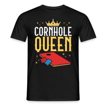 Corn Hole - Men's T-Shirt - black - Front - AI Model Male 178 light (178cm)