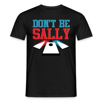 Drôle de trou de maïs Cornhole - T-shirt homme - noir - Devant - AI Model Male 178 light (178cm)