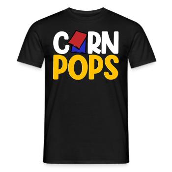 Cornhole Trou de maïs - T-shirt homme - noir - Devant - AI Model Male 178 light (178cm)