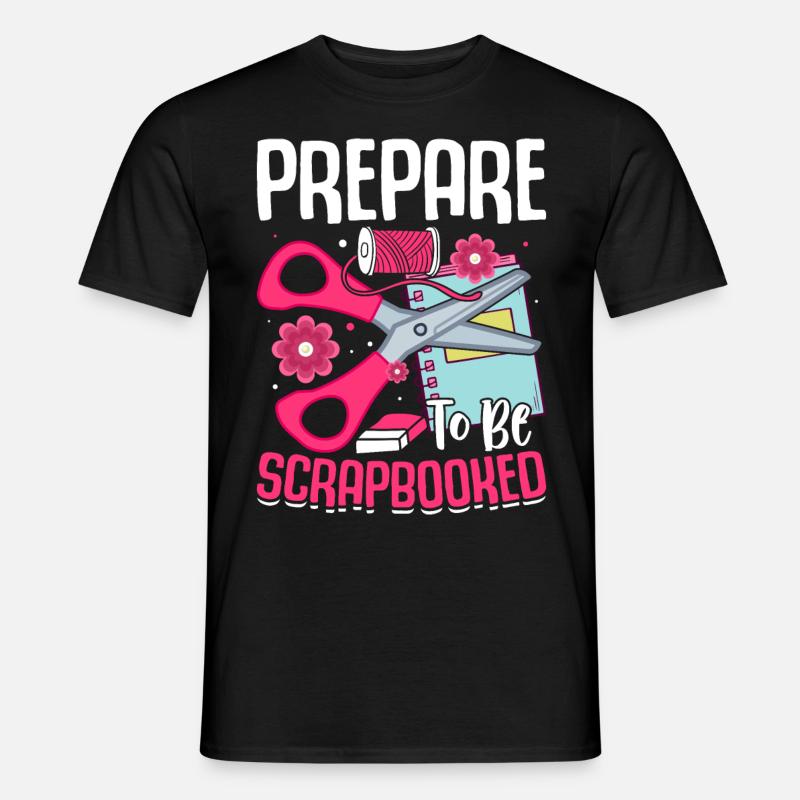 Scrapbooking Scrapbooker - Männer T-Shirt - Schwarz
