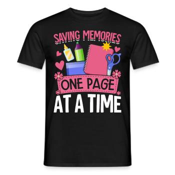 Scrapbooking Scrapbooker - T-shirt homme - noir - Devant - AI Model Male 178 light (178cm)