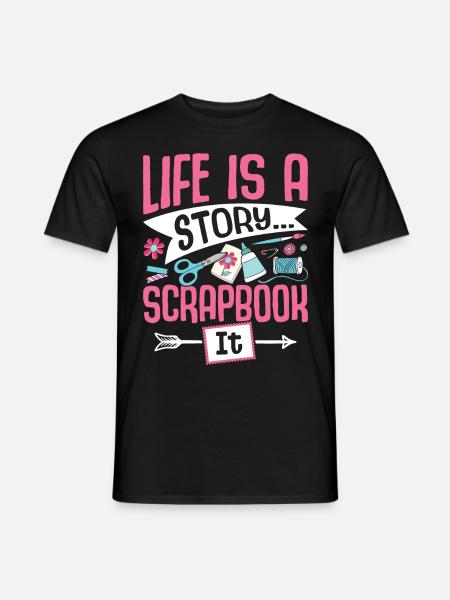 Scrapbooking Scrapbooker - Men's T-Shirt - black