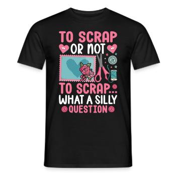 Scrapbooking Scrapbooker - T-shirt homme - noir - Devant - AI Model Male 178 light (178cm)