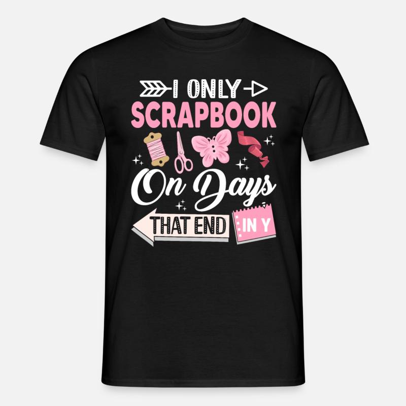 Scrapbooking Scrapbooker - Männer T-Shirt - Schwarz