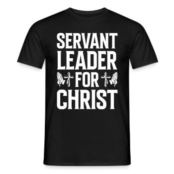 Église Diacre Religion Foi chrétienne Église - T-shirt homme - noir - Devant - AI Model Male 178 light (178cm)