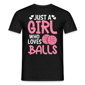 Joueur de pétanque - T-shirt homme - noir - Devant - AI Model Male 178 light (178cm)