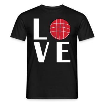 Bocce Ball Spieler - Männer T-Shirt - Schwarz - Vorne - AI Model Male 178 light (178cm)