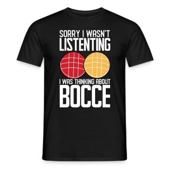Lustiger Boccia-Spieler - Männer T-Shirt - Schwarz - Vorne - AI Model Male 178 light (178cm)
