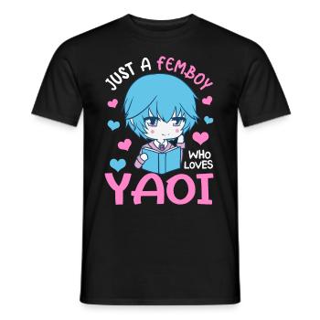 Cross Dressing - Männer T-Shirt - Schwarz - Vorne - AI Model Male 178 light (178cm)