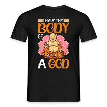Buddhismus Buddhist Buddha - Männer T-Shirt - Schwarz - Vorne - AI Model Male 178 light (178cm)