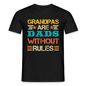 Bester Opa Aller Zeiten, Großvater, Gramps, - Männer T-Shirt - Schwarz - Vorne - AI Model Male 178 light (178cm)
