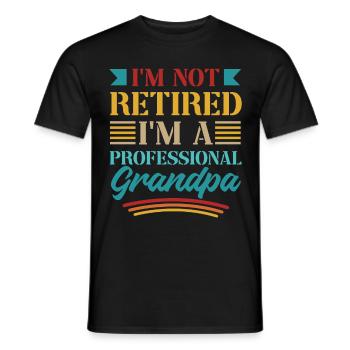 Bester Opa Aller Zeiten, Großvater, Gramps, - Männer T-Shirt - Schwarz - Vorne - AI Model Male 178 light (178cm)