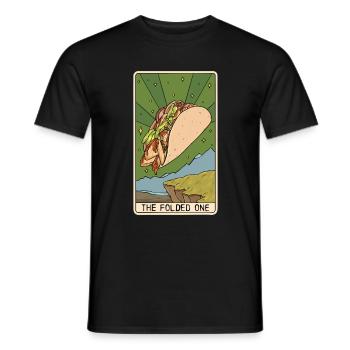 Lecteur de carte de tarot Taco Lover Taco Eater Mexicain - T-shirt homme - noir - Devant - AI Model Male 178 light (178cm)