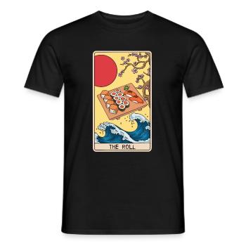 Tarotkartenleser Sushi Liebhaber Sushi Esser - Männer T-Shirt - Schwarz - Vorne - AI Model Male 178 light (178cm)
