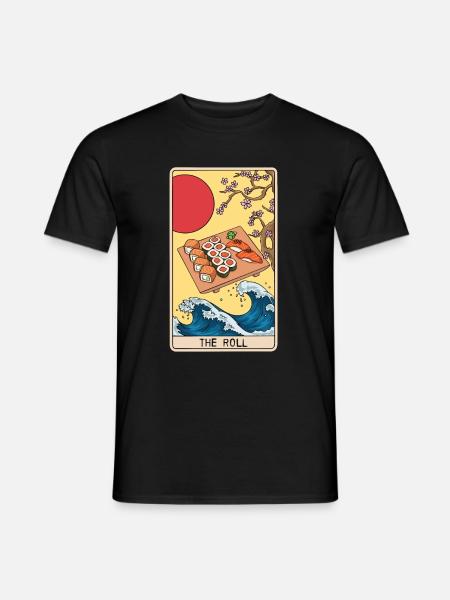 Tarotkartenleser Sushi Liebhaber Sushi Esser - Männer T-Shirt - Schwarz