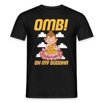 Buddhismus Buddhist - Männer T-Shirt - Schwarz - Vorne - AI Model Male 178 light (178cm)