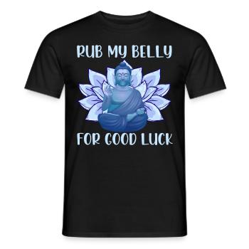 Buddha Buddhismus Buddhist - Männer T-Shirt - Schwarz - Vorne - AI Model Male 178 light (178cm)