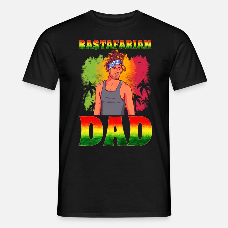 Rastafari Rasta - Männer T-Shirt - Schwarz