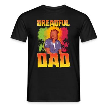 Rastafari Rastafarian Rasta - Men's T-Shirt - black - Front - AI Model Male 178 light (178cm)