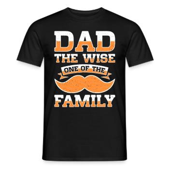 Bester Vater Aller Zeiten Vaterschaft Papa Papa - Männer T-Shirt - Schwarz - Vorne - AI Model Male 178 light (178cm)
