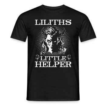 Lilith, Démon, Gothique, Mythologie, Folklore, - T-shirt homme - noir - Devant - AI Model Male 178 light (178cm)