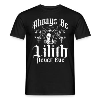 Lilith, Démon, Gothique, Mythologie, Folklore, - T-shirt homme - noir - Devant - AI Model Male 178 light (178cm)