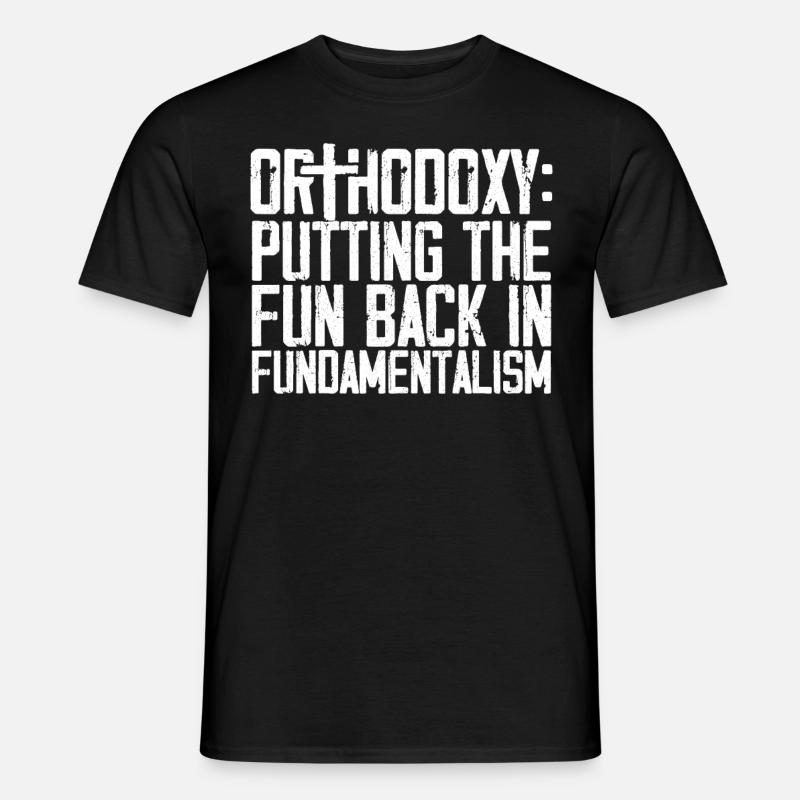 Orthodoxe - Männer T-Shirt - Schwarz