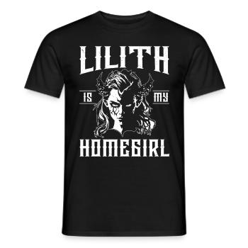 Lilith, Démon, Gothique, Mythologie, Folklore, - T-shirt homme - noir - Devant - AI Model Male 178 light (178cm)