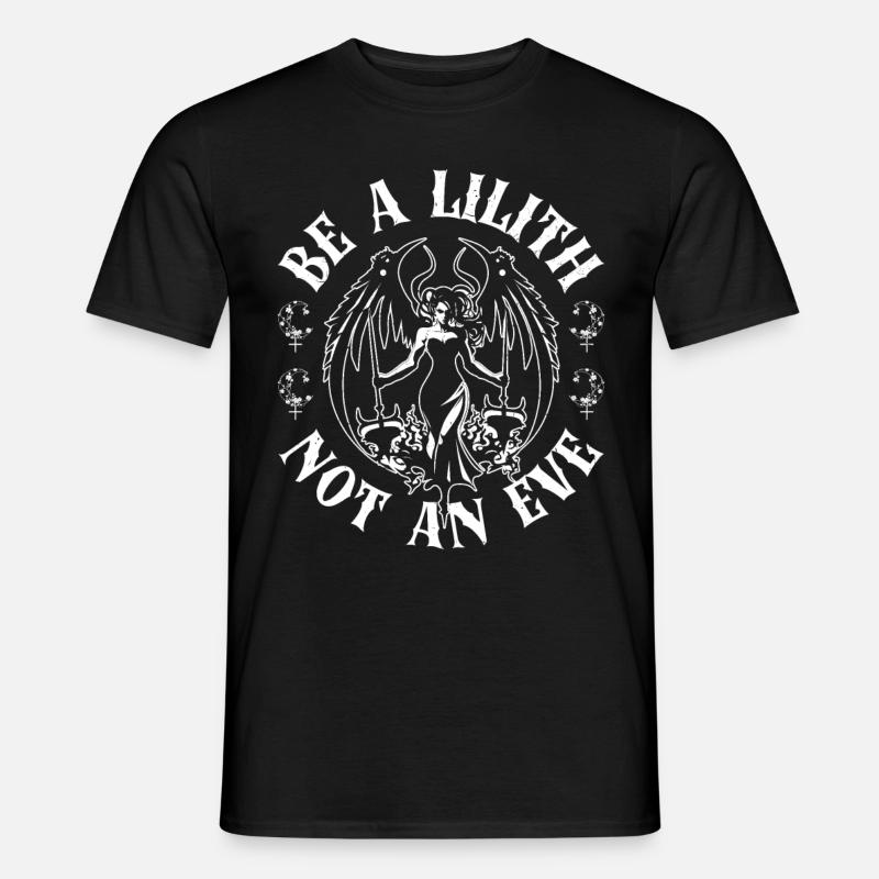 Lilith, Dämon, Gothic, Mythologie, Folklore, - Männer T-Shirt - Schwarz
