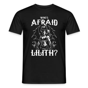 Lilith, Démon, Gothique, Mythologie, Folklore, - T-shirt homme - noir - Devant - AI Model Male 178 light (178cm)