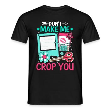 Scrapbooking Scrapbooker - Männer T-Shirt - Schwarz - Vorne - AI Model Male 178 light (178cm)
