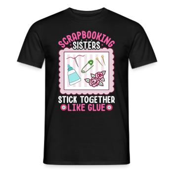 Scrapbooker - Männer T-Shirt - Schwarz - Vorne - AI Model Male 178 light (178cm)