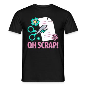 Scrapbooking Scrapbooker - Männer T-Shirt - Schwarz - Vorne - AI Model Male 178 light (178cm)